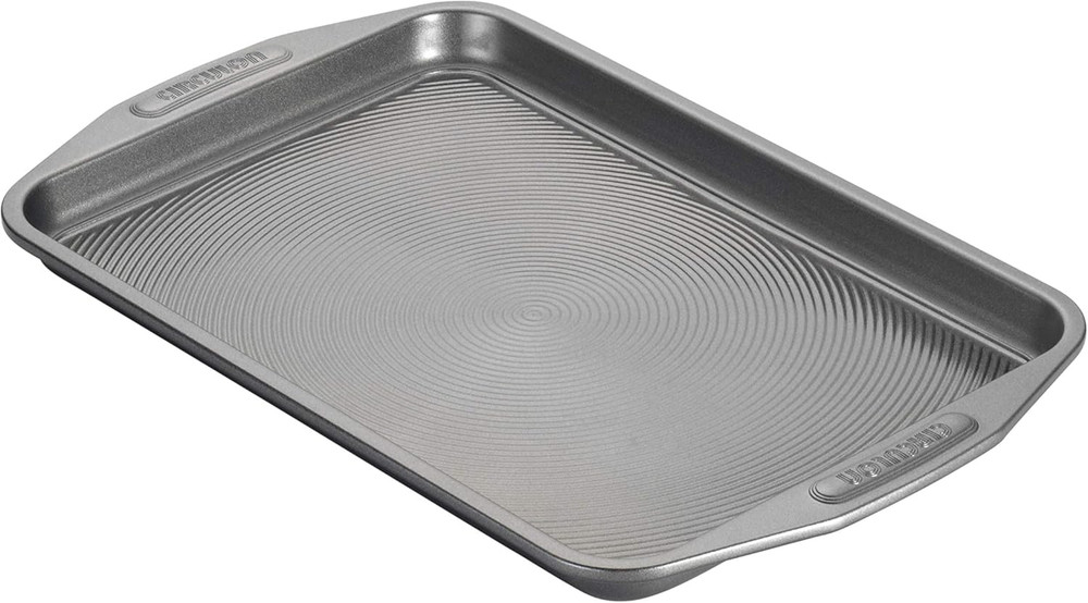 Total Bakeware Set Nonstick Cookie Baking Sheets, 2 Piece, Gray