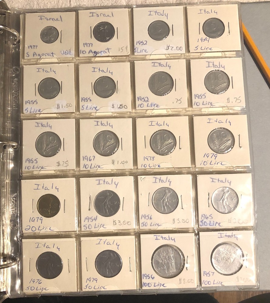world coins lot bulk old