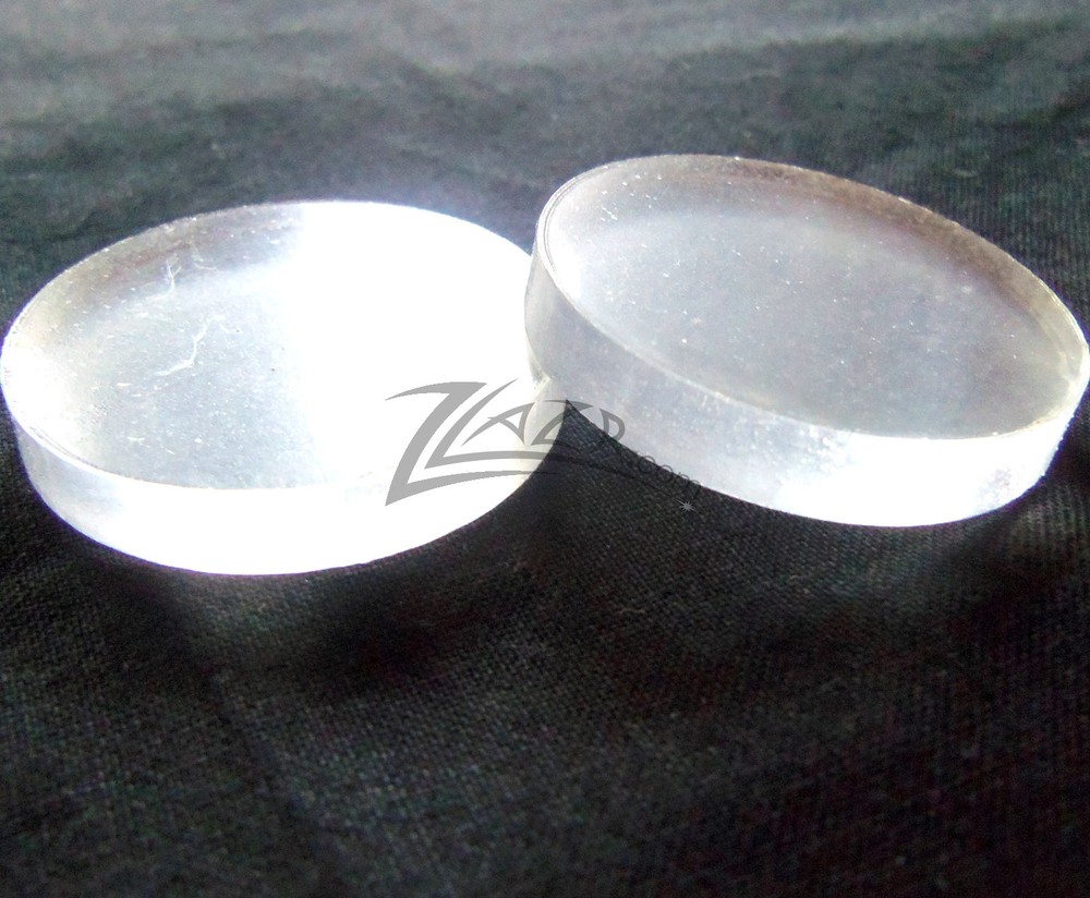 (50) 7/8"x1/4" THICK Clear Acrylic Circle Disc Custom Craft Plastic Plexiglass