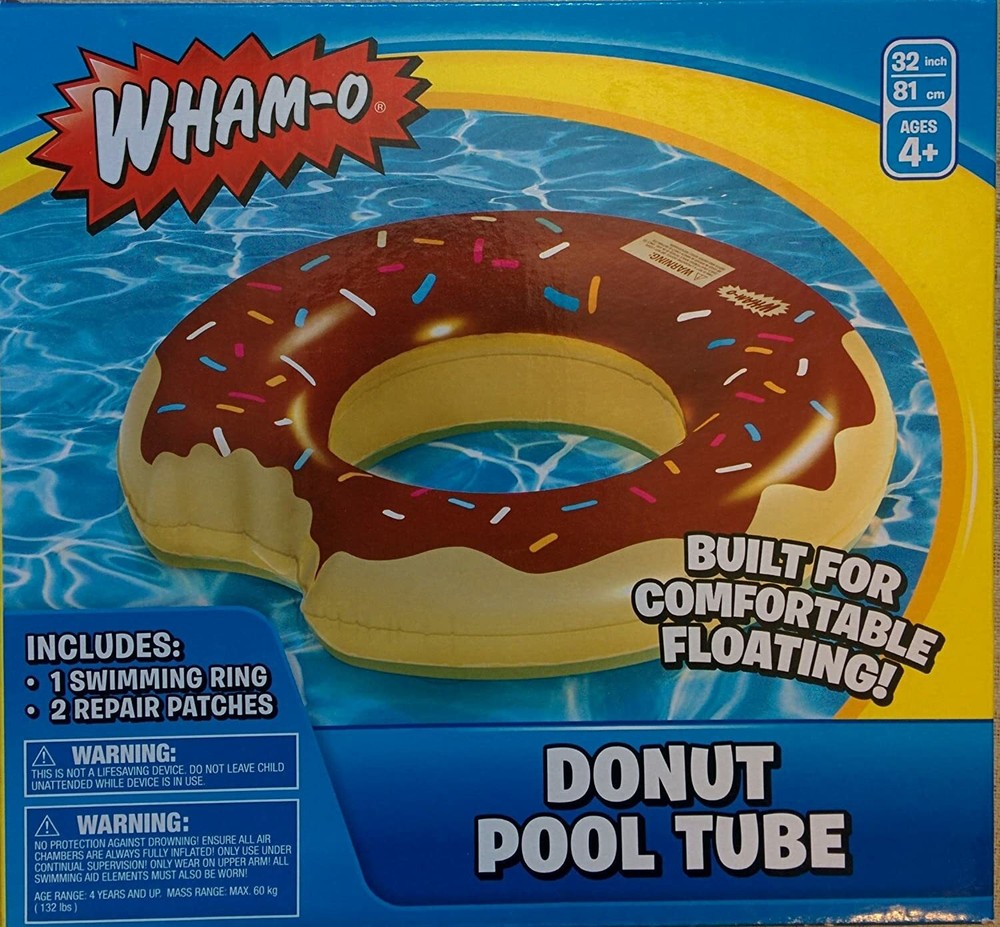 Wham-O Splash Donut Inflatable Pool Float