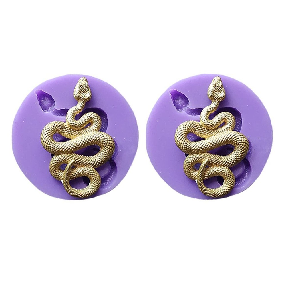 Snake Resin Mold 2 Pack - Silicone Snake Mold