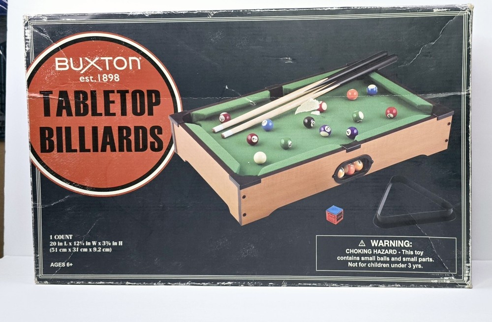 Buxton Tabletop Billiards Pool Table