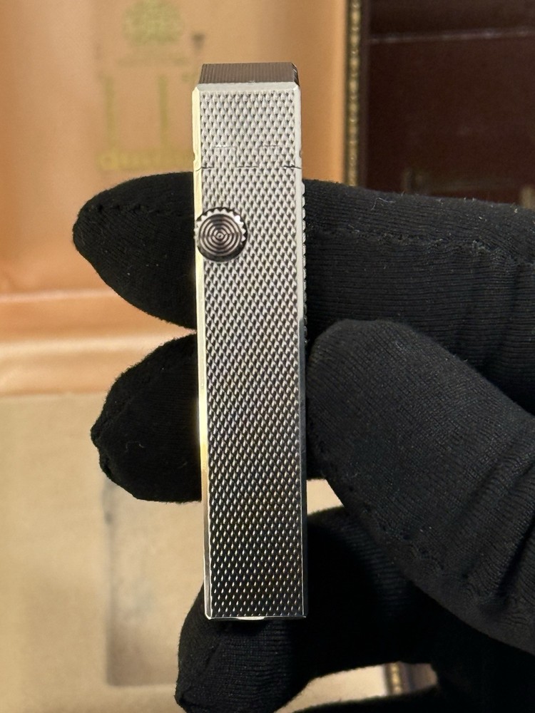 Vintage Dunhill Rollagas Silver Plated Lighter Boxed