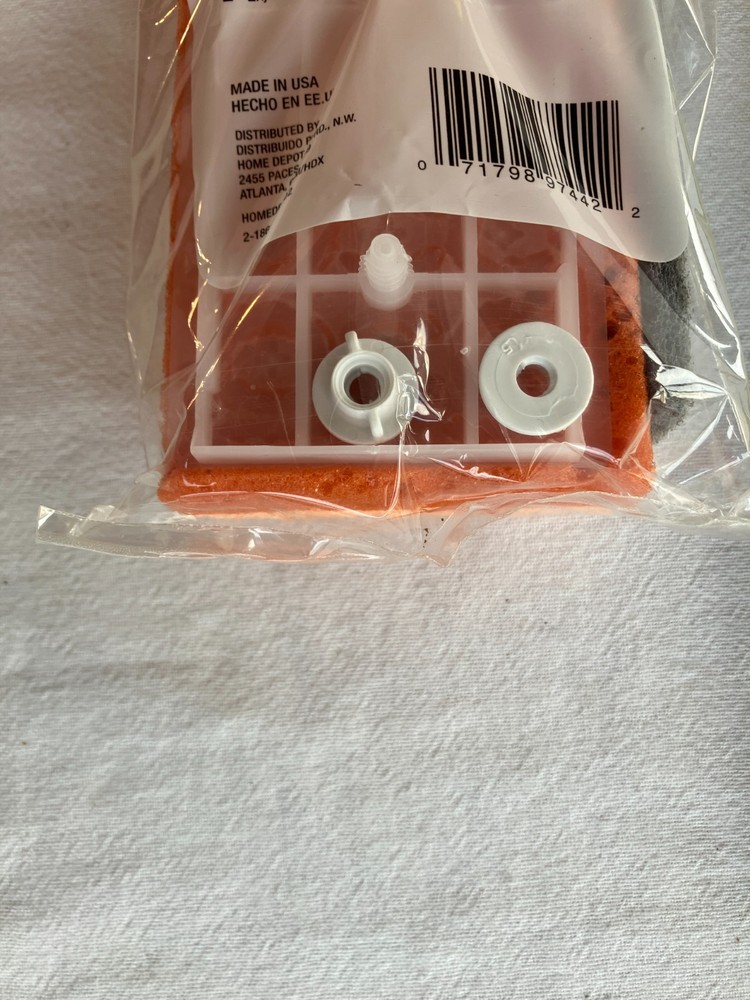 (2) HDX 1000018618 Automatic Sponge Mop Refill, Type S, 9”