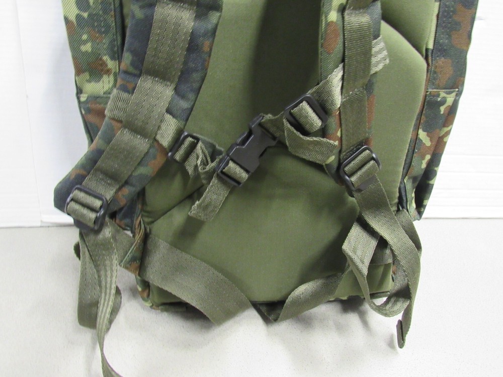 STURM Mil-Tec German Flecktarn Camo Pattern Combat Pack Rucksack with Straps