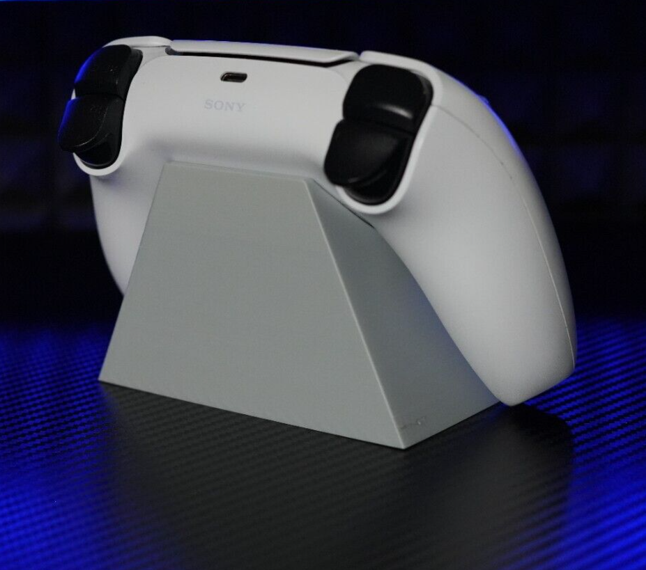PlayStation 5 Controller STAND CLASSIC GRAY, CUSTOM 3D PRINT.