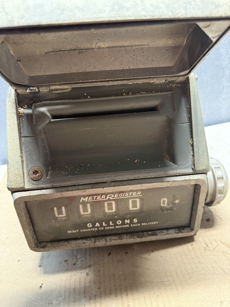 vintage meter register