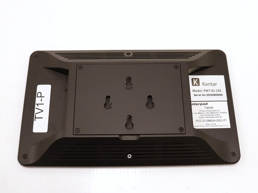 Kantar Interpad PM7-01-102 Peoplemeter 7 Tablet Virtual Meter