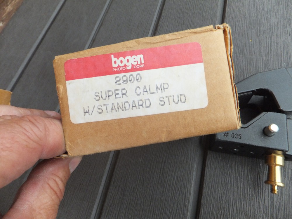 Bogen 2900 Super Clamp Art. 035 W/ Standard Stud - Lighting Support