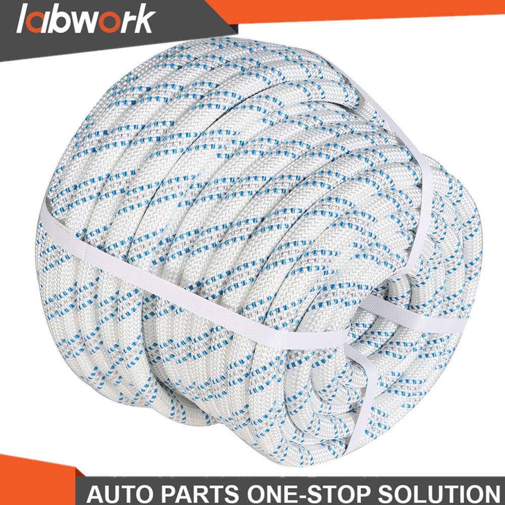 Labwork Pulling Rigging Line 5/8"×150' Double Braid Polyester Arborist Bull Rope