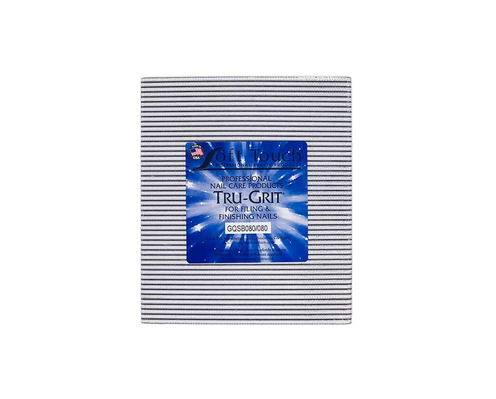 Soft Touch Square Nail File 80/80 (25 Pcs)