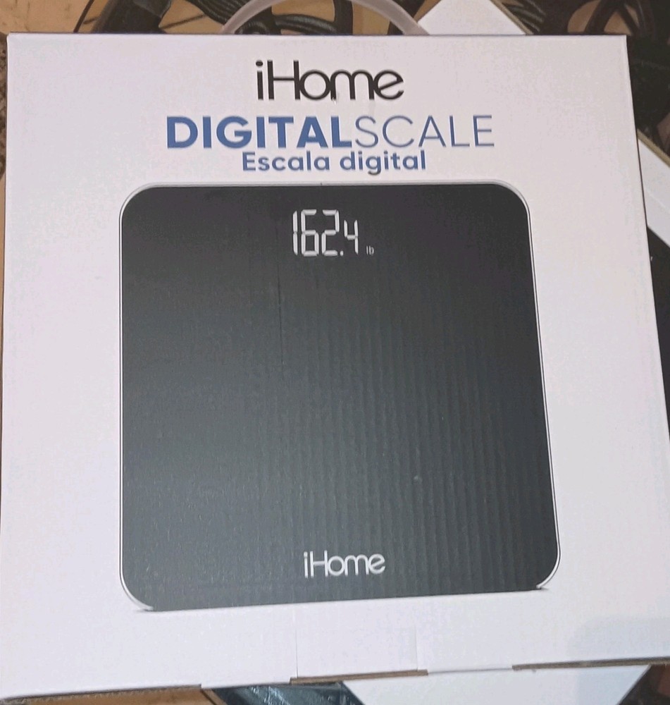 IHOME Digital Scale Black NIB