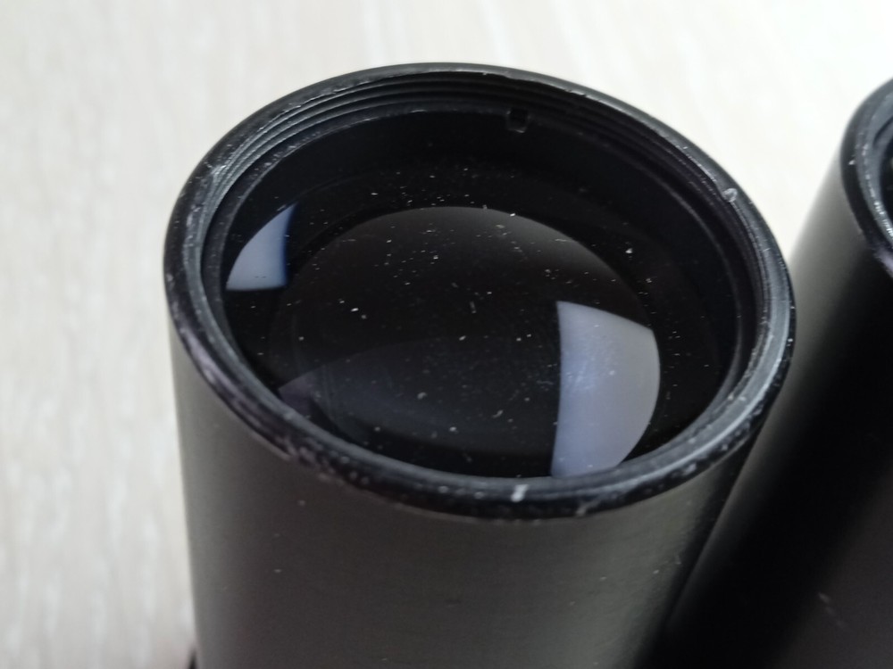 VINTAGE PAIR 5X EYEPIECE MICROSCOPE #0202