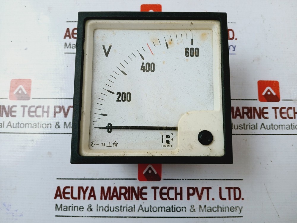 Rishabh 0-600V Single Analog Moving Iron AC Voltmeter