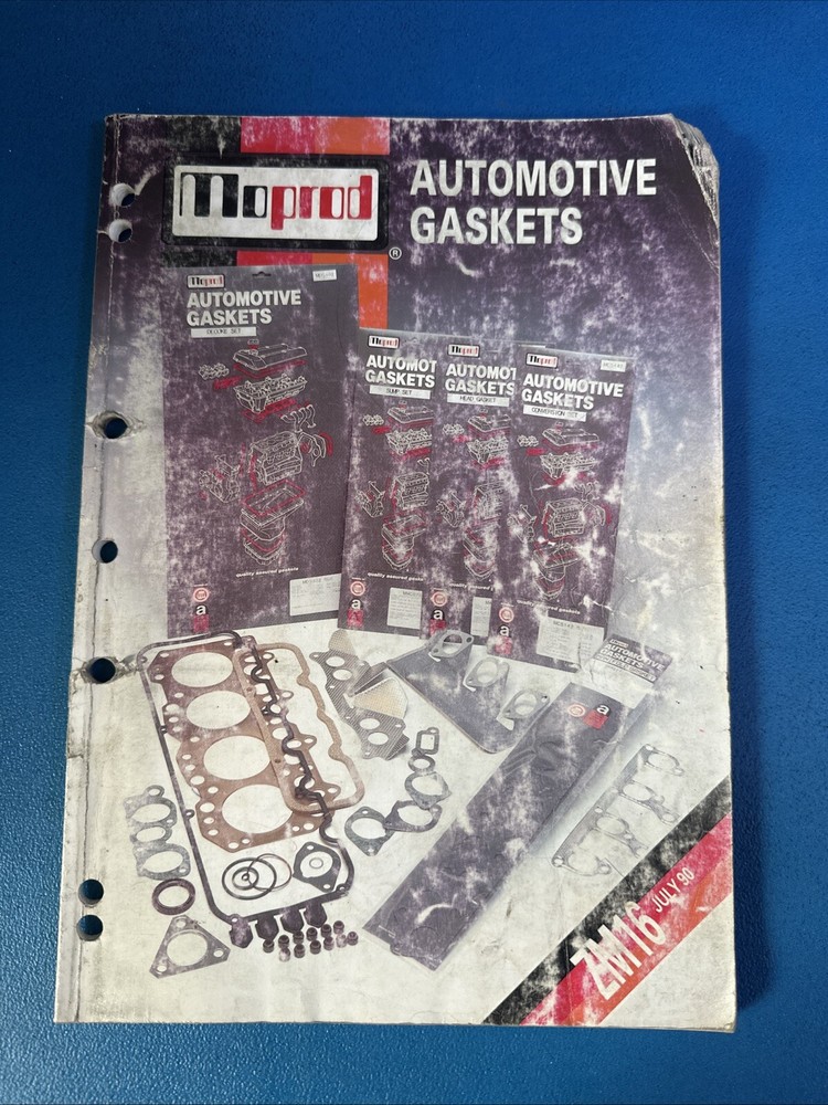 MOPROD GASKETS 1990 CATALOGUE SAME DAY DISPATCH