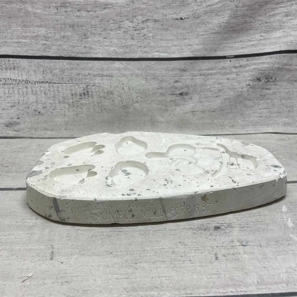 Vintage 1987 Kimple Ceramic Casting Mold Duck Flat #1237