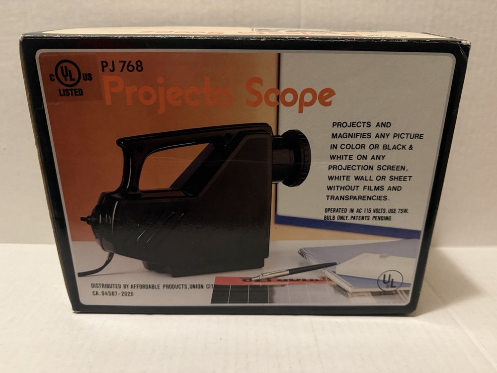 Vintage Projecta Scope PJ768 Image Projector Works
