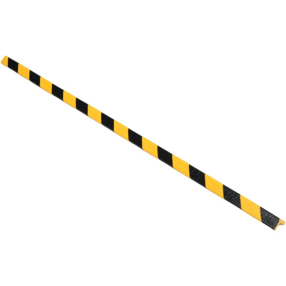 PRO-SAFE Low Profile Polyurethane Corner Bumper Guard: Yellow/Black, 39" Long