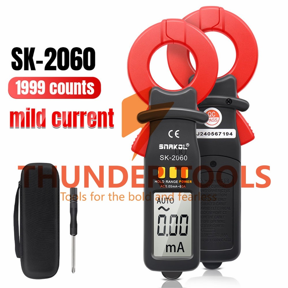 Thunder Tools 3 1/2 Digit Auto Ranging Digital Current Clamp Meter High