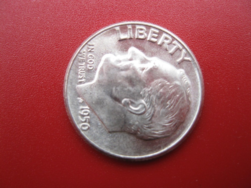 1950 Roosevelt Dime Gem BU!