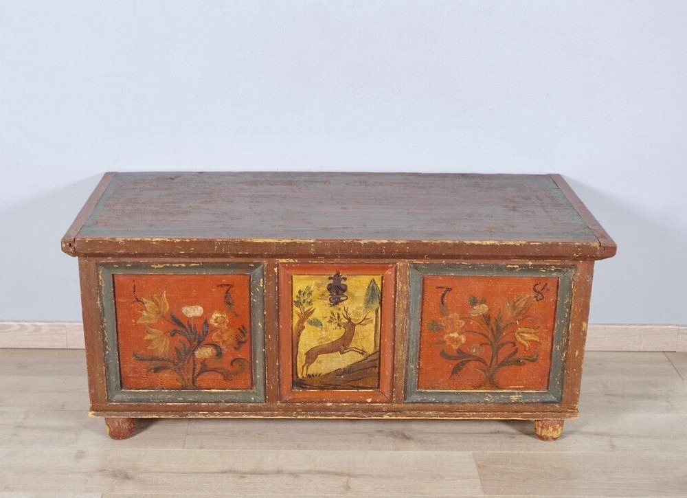 Folk Art Wedding Chest