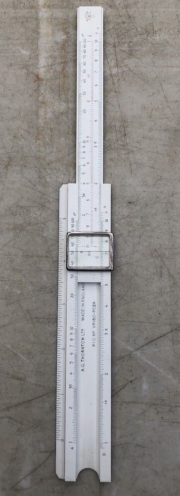 PIC Vintage Slide Rule In Box