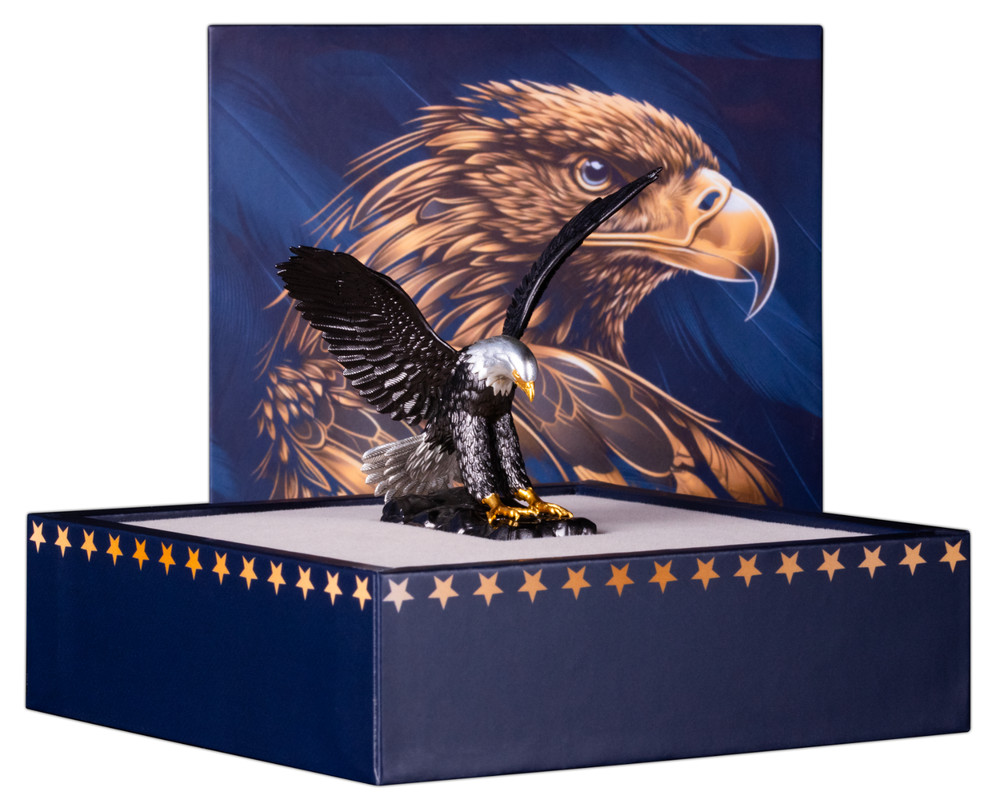 EAGLE 3D 3 Oz Silver Coin 5$ Samoa 2025