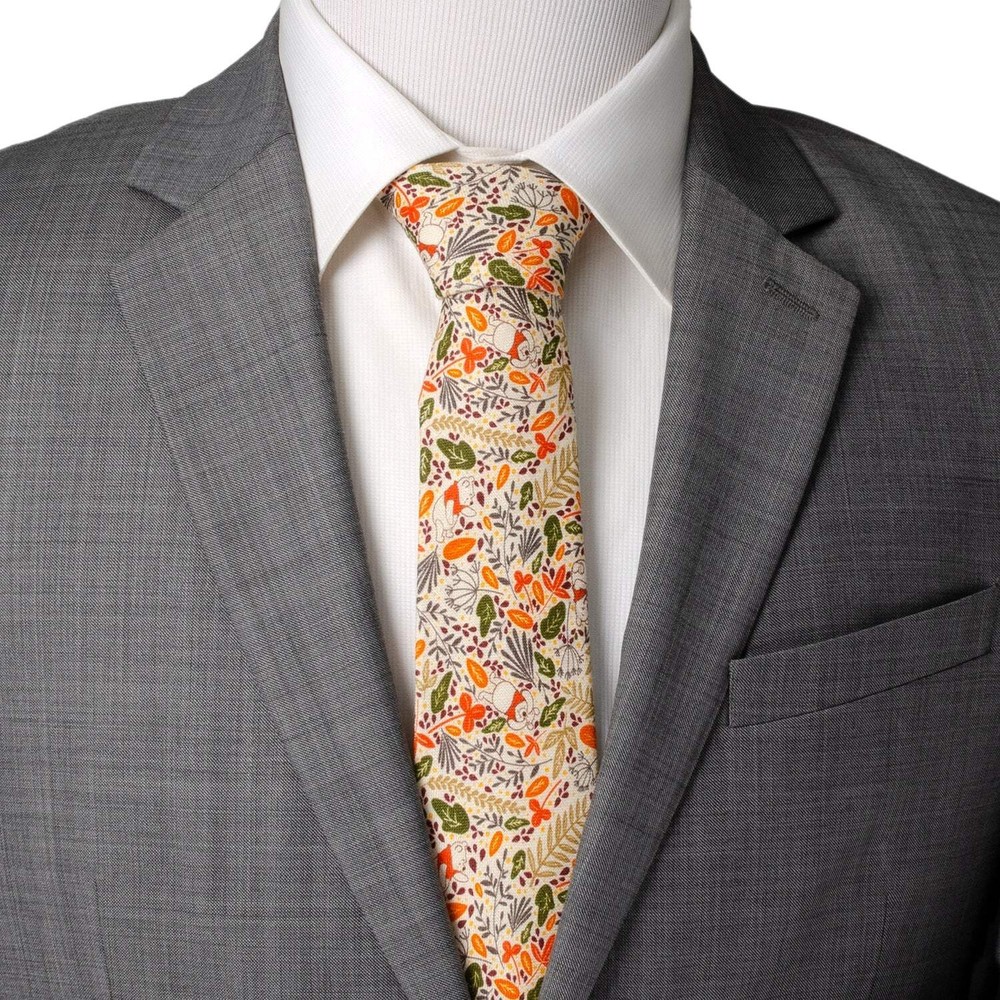 Disney Winnie the Pooh Tan Patterned Men's Tie