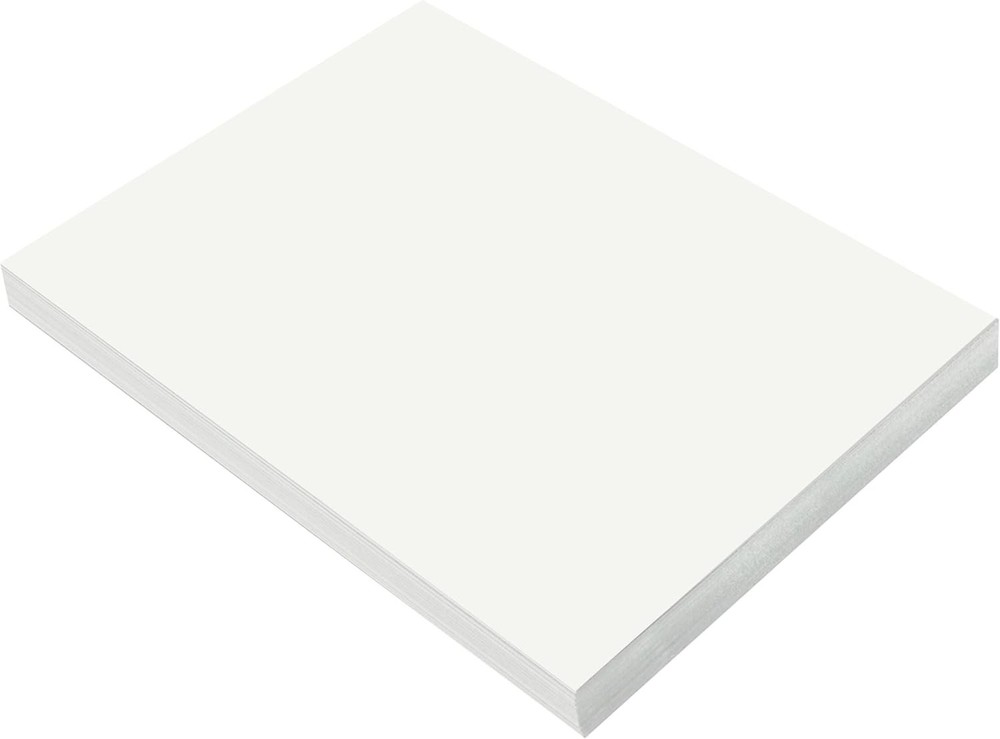 Formerly SunWorks Construction Paper White 9" x 12" 100 Sheets