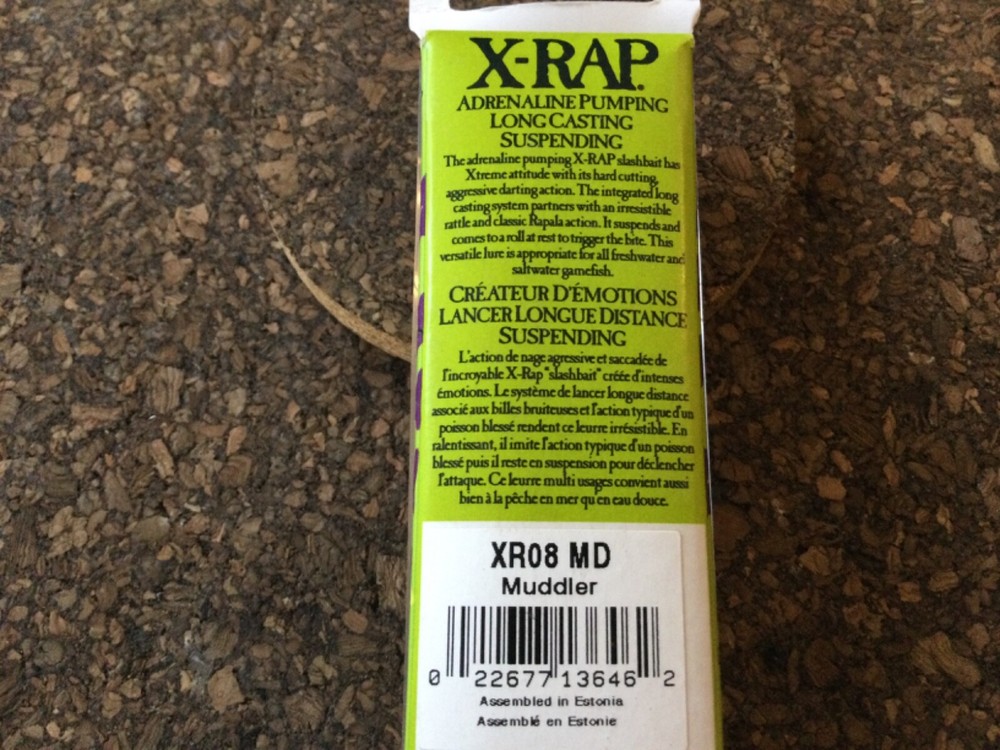 Rapala X-Rap -Muddler - 8cm + 7g. Xtreme Action Slashbait.