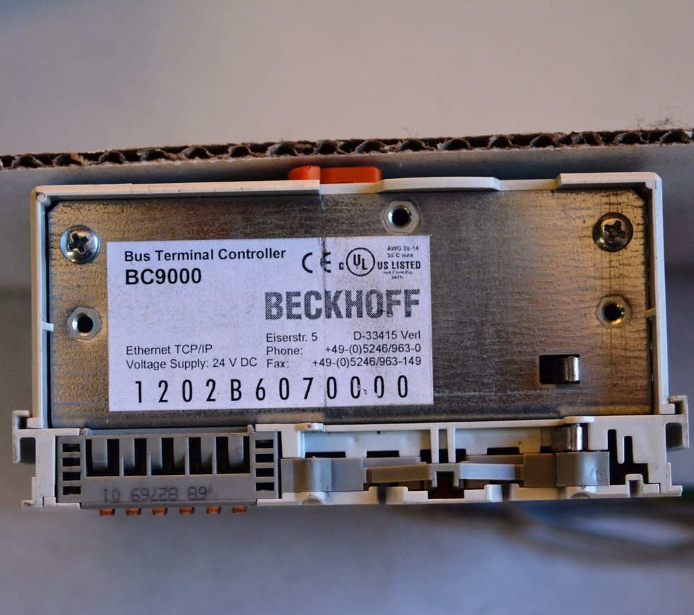 Beckhoff Profibus BC9000 Ethernet TCP/IP Bus Terminal Controller