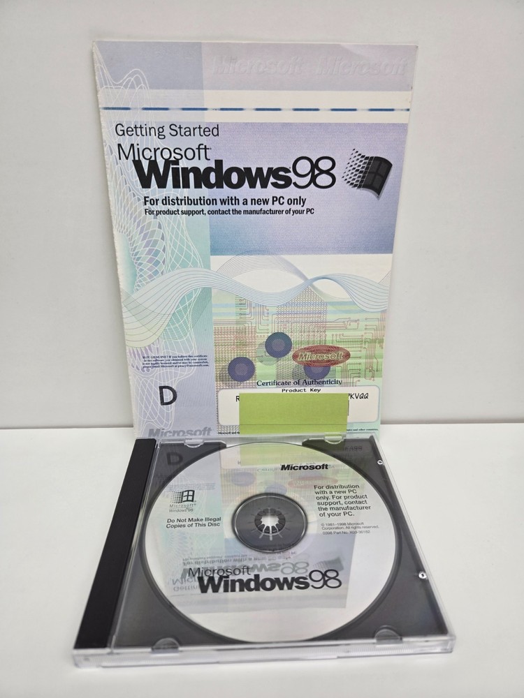 Microsoft Windows 98 _ Full Version
