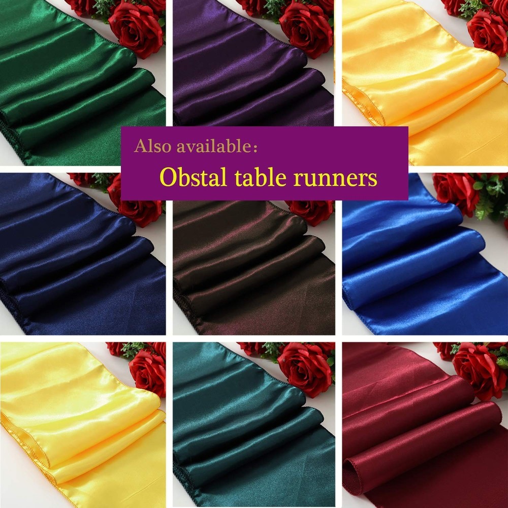 Obstal 210GSM Rectangle Table Cloth, Water Resistance Microfiber Tablecloth, ...