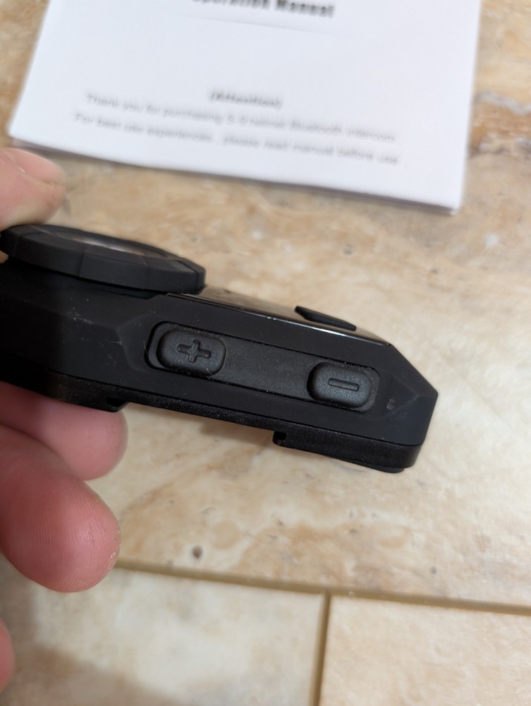 SCSETC S-9 Motorcycle Helmet Bluetooth Headset 2000m 6 Riders Intercom Open Box