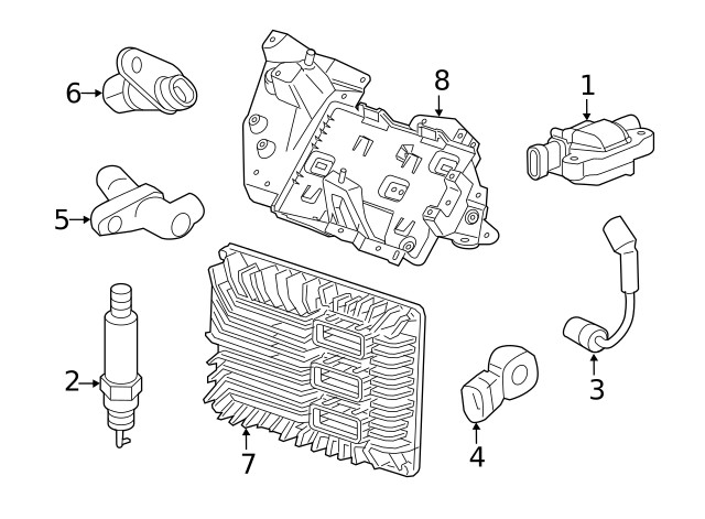 Genuine GM Engine Control Module Bracket 84825203