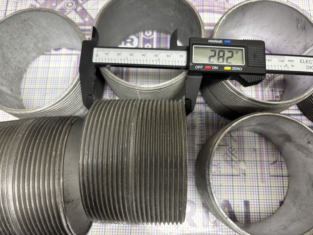 4" CLOSE MNPT PIPE NIPPLE GALVANIZED