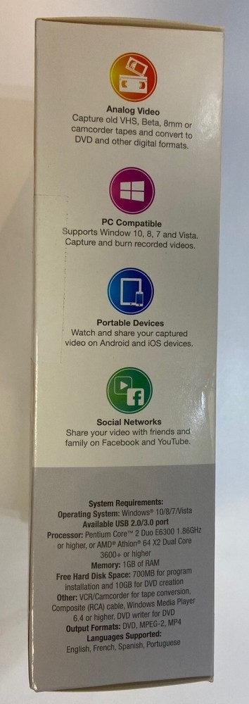 VIDBOX Video Conversion for PC PC solution VCP1M **NEW**