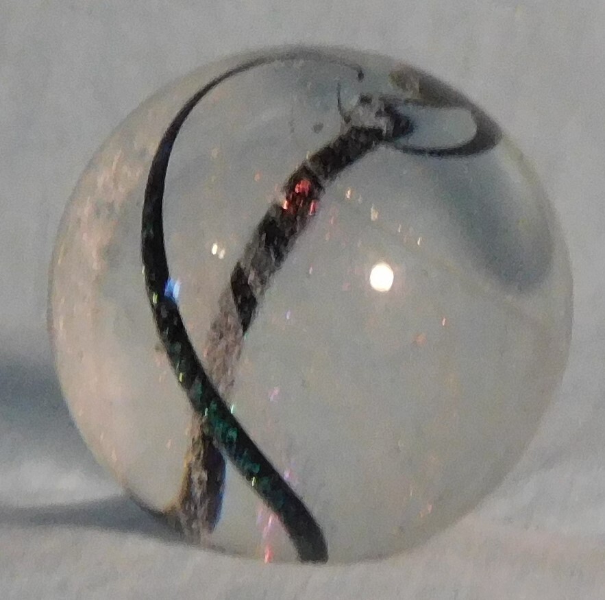 Andy Davis Contemporary Handmade Marble, 1 13/16" Diameter, #9251B