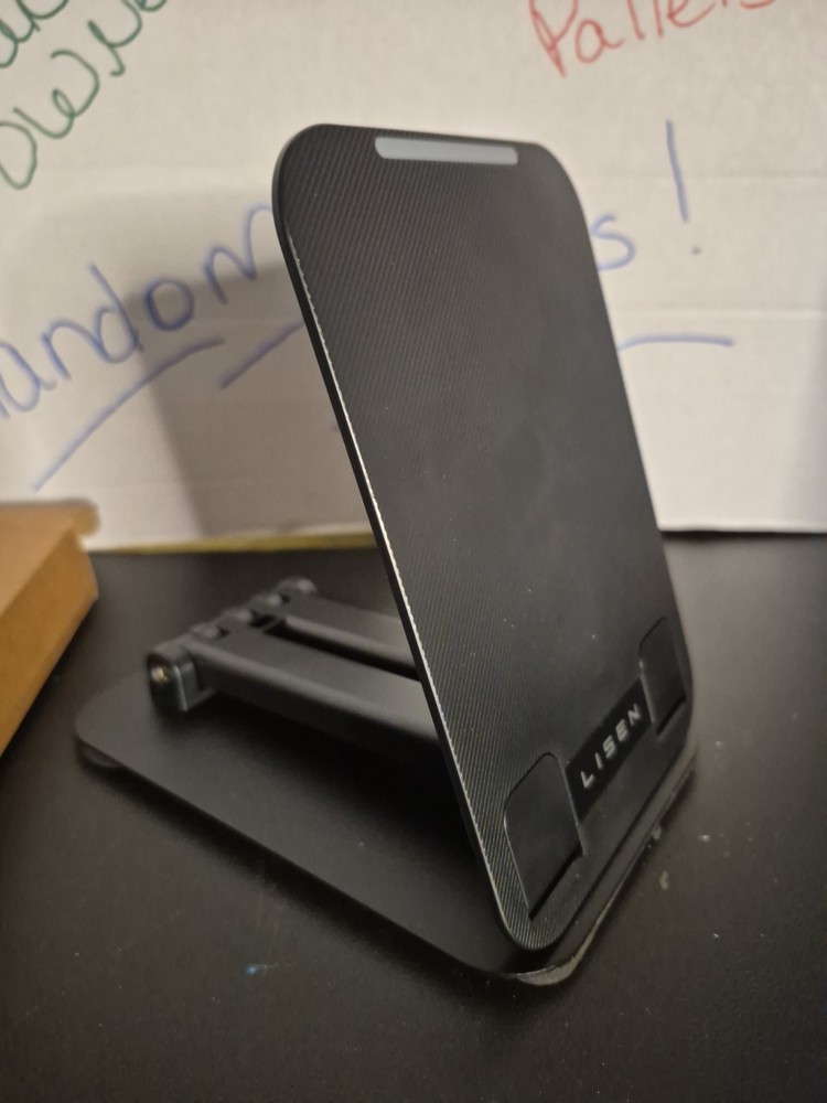 Lisen Desktop Tablet Holder Black Model #2E56