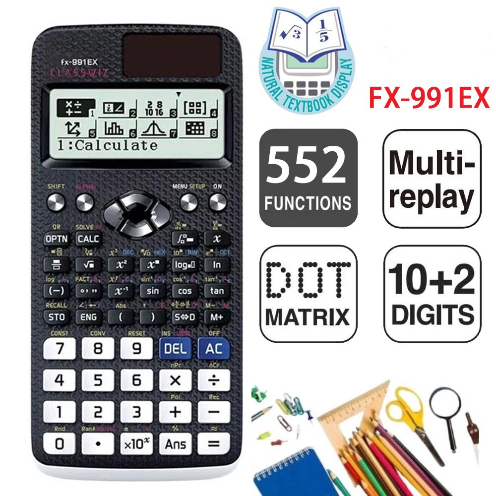Fx-991ex Class wiz Advanced Engineering Scientific Calculator-552 Function NEW