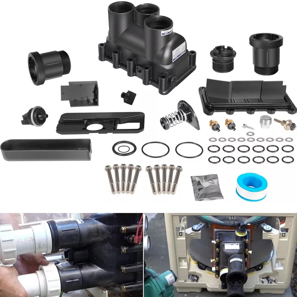 For Pentair Mastertemp Pool Heater 460736 77707-0016 Manifold Replacement Kit