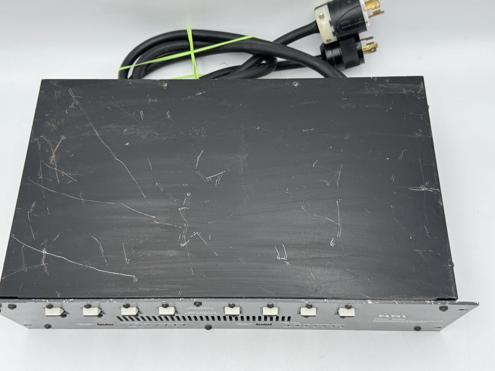 NSI NRD 9000 Microprocessor Controlled Programmable DIMMER 8 channel Works