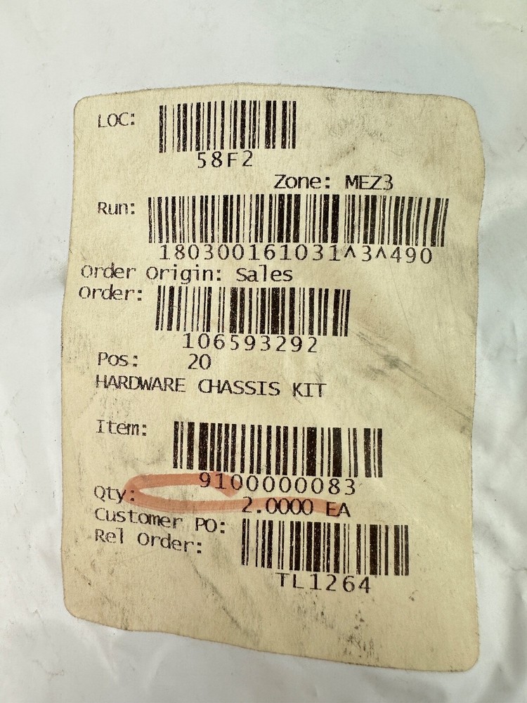 Nilfisk 9100000083 - Genuine OEM Hardware Chassis Kit