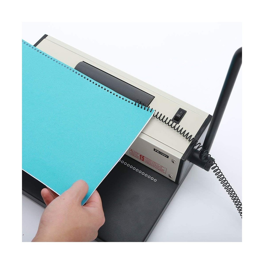 Rayson PD-1501 Coil Binding Machine with Electric Coil Inserter - Professiona...