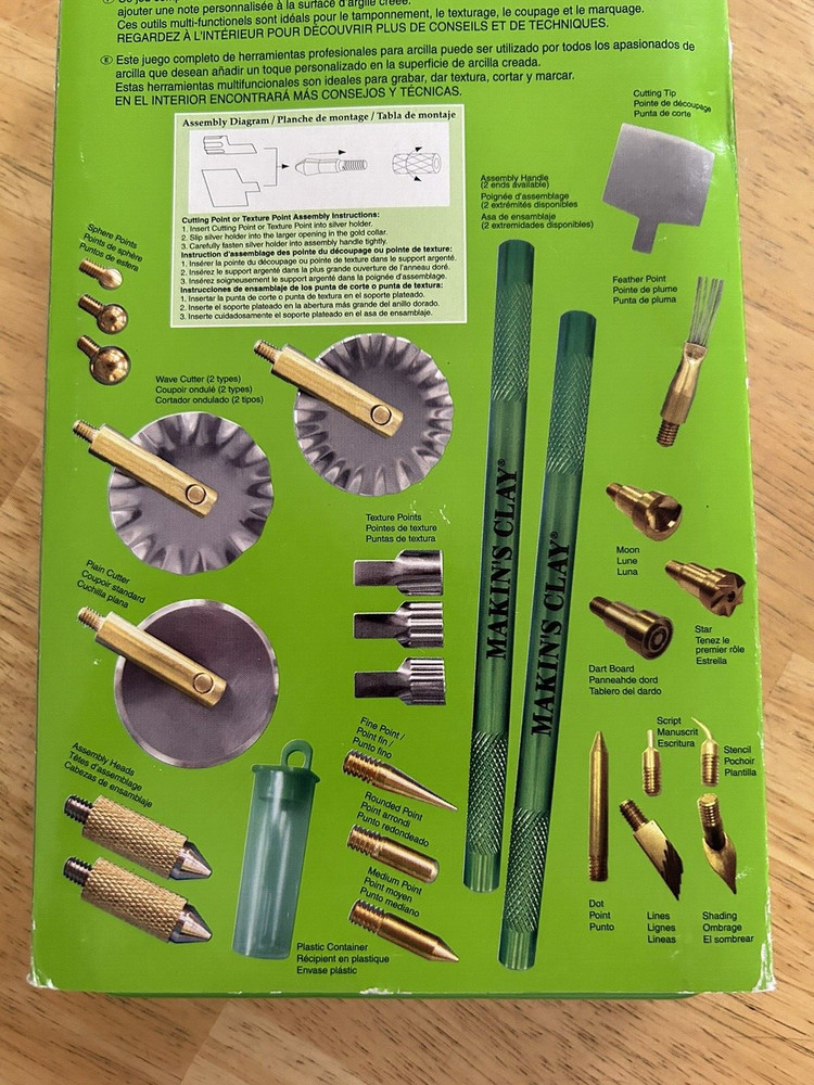 Makin's Professional 27pc Professional Clay Tools Model #35060