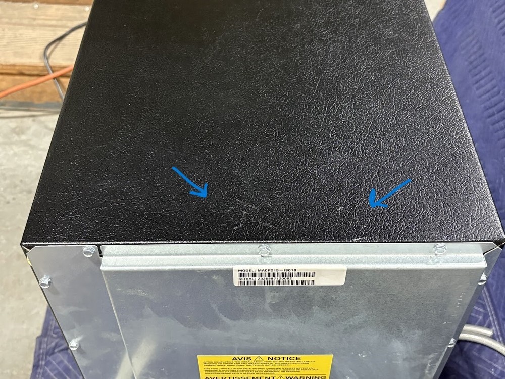 Marvel MACP215-IS01B 15" Panel-Ready Built-In 39lbs Undercounter Ice Maker *READ