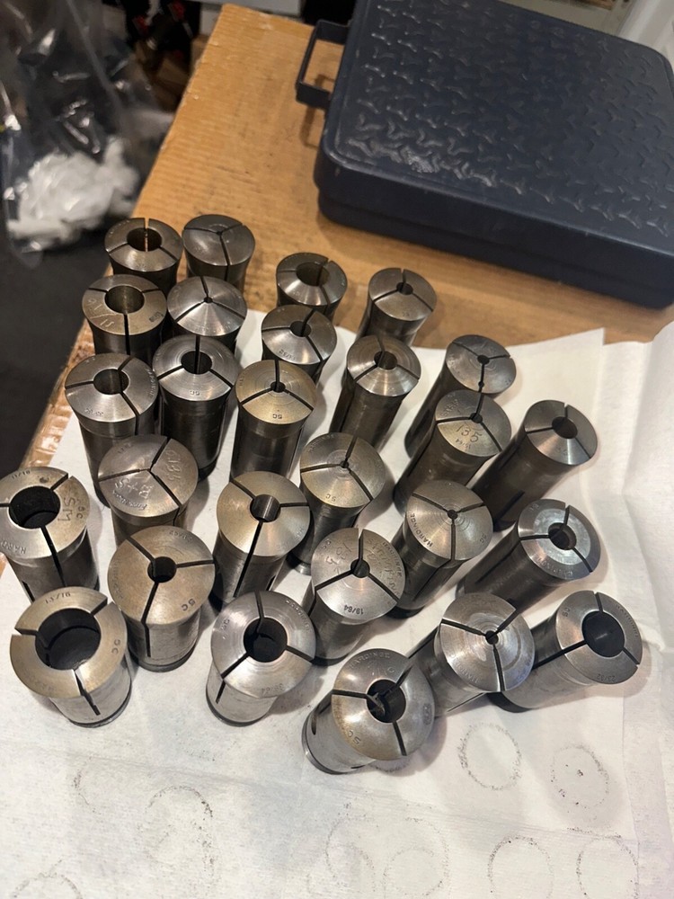 Hardinge 5C Collets Quantity 27 1/16" - 13/16"