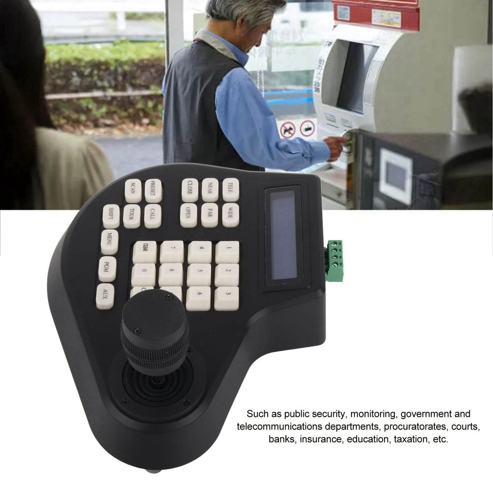 3D PTZ Camera Keyboard RS485 PTZ Joystick Controller LCD Display Control