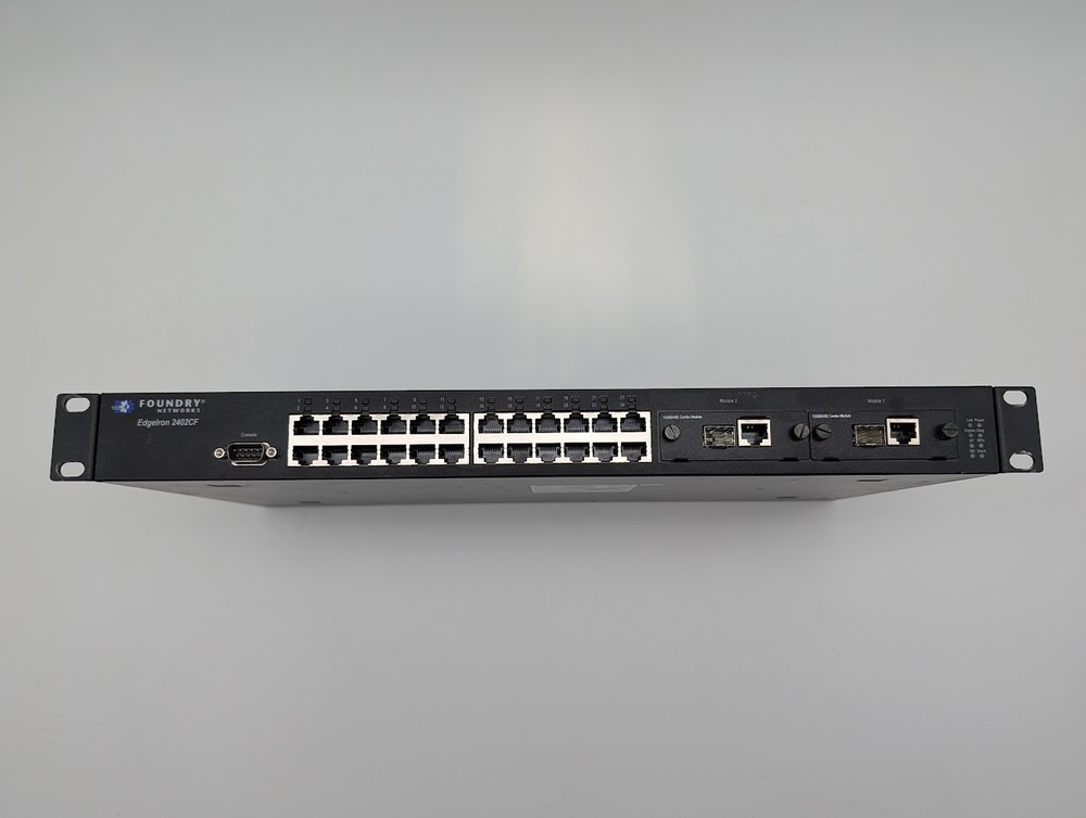 Foundry Networks EdgeIron 2402CF 24 Port Switch