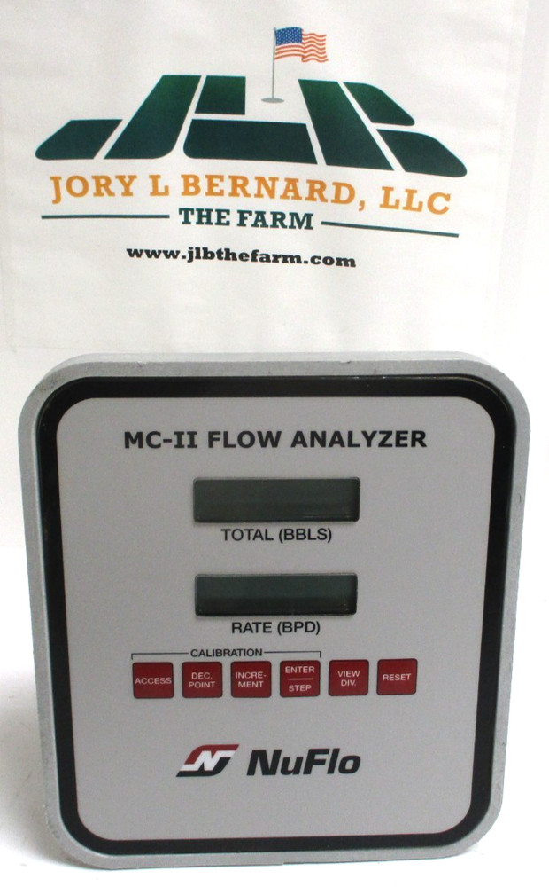 CAMERON NUFLO , MCII , FLOW ANALYZER , w/ BATTERY , SURPLUS